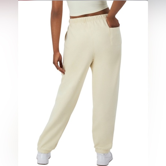 CHAMPION REVERSE WEAVE SWEATPANTS C LOGO SAND - S - Picture 3 of 7